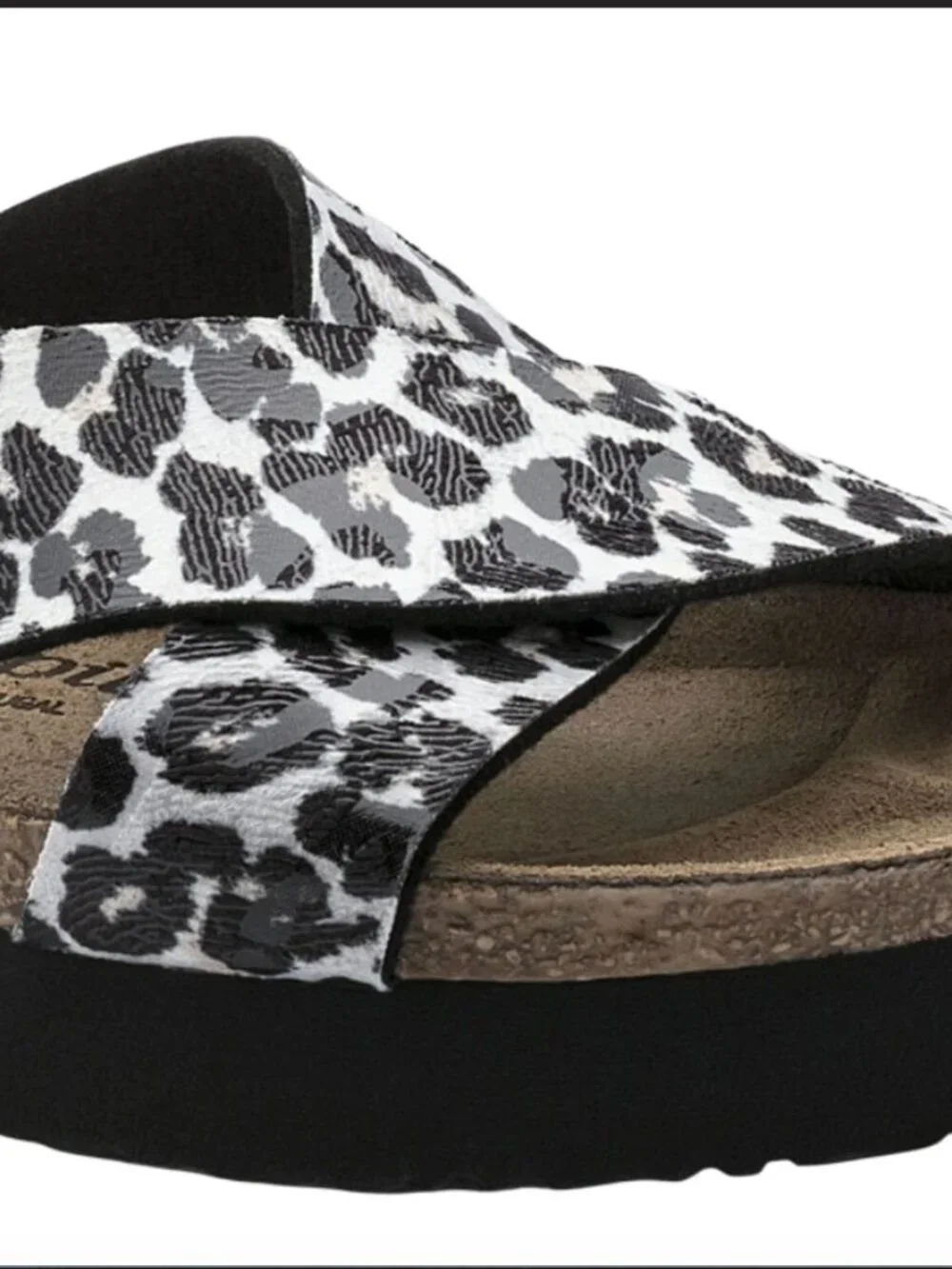 Birkenstock Papillio Daytona Leopard Print Platform Sandals Narrow EU39 US8-8.5